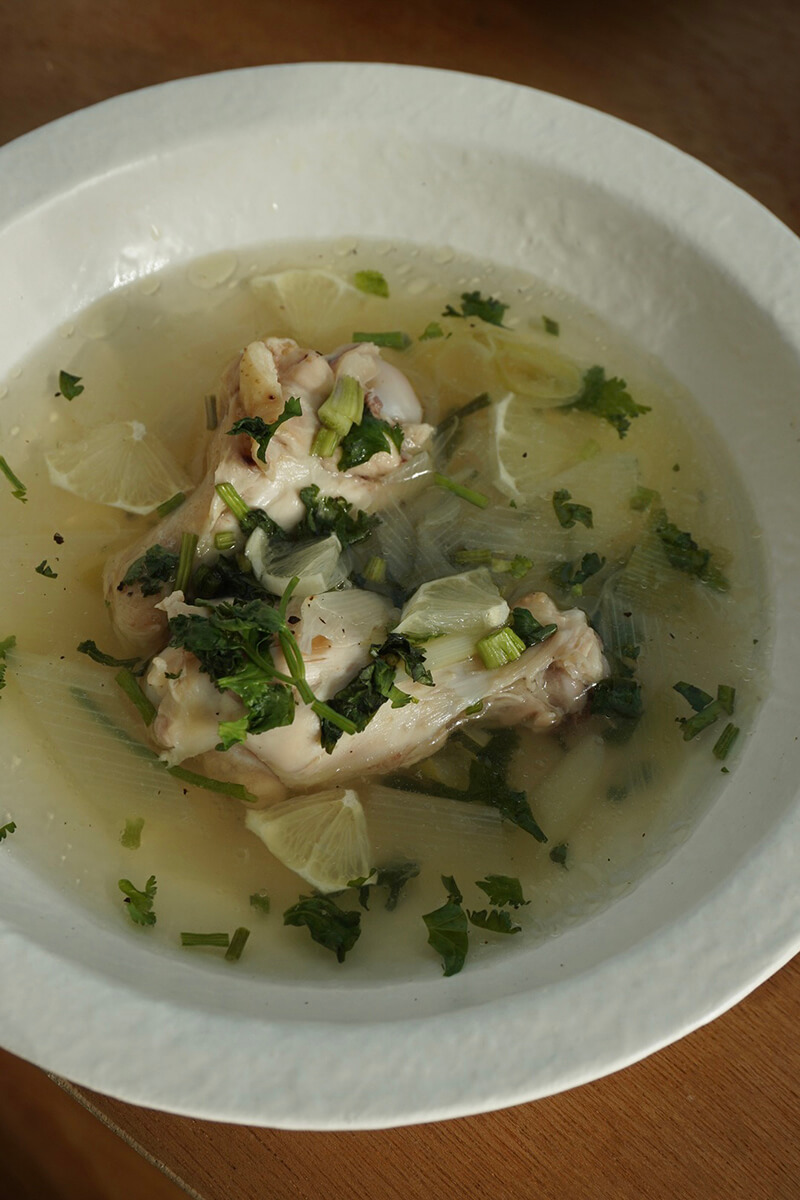 鳥手羽スープ