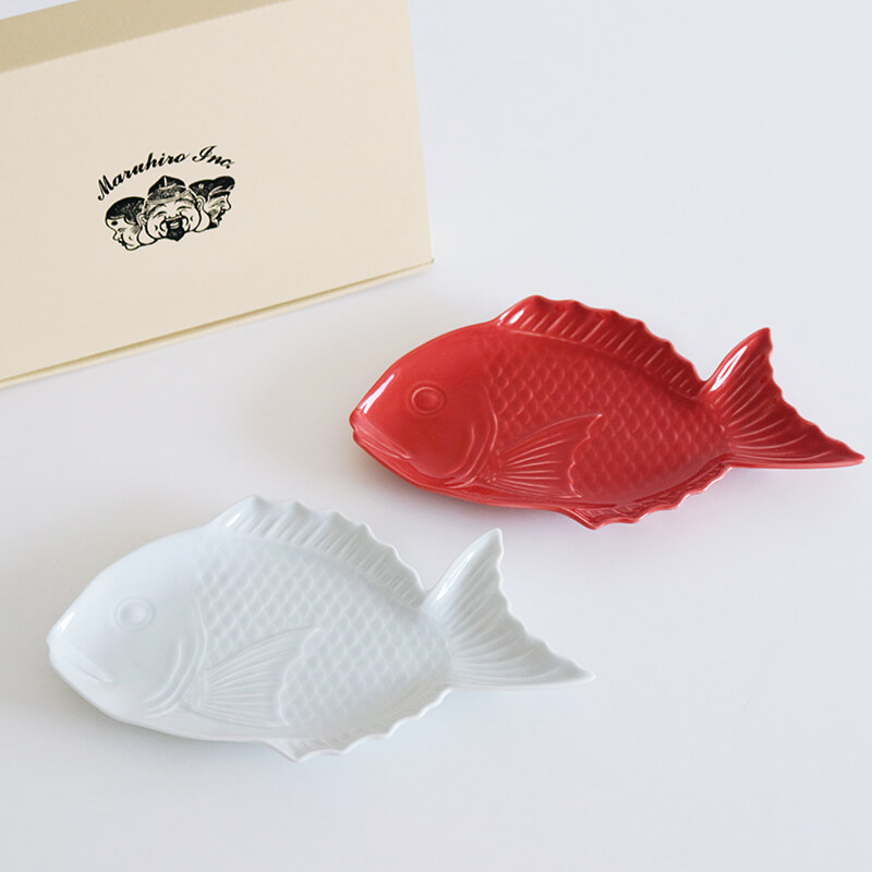 BARBAR 祝い鯛中皿2枚セットの写真