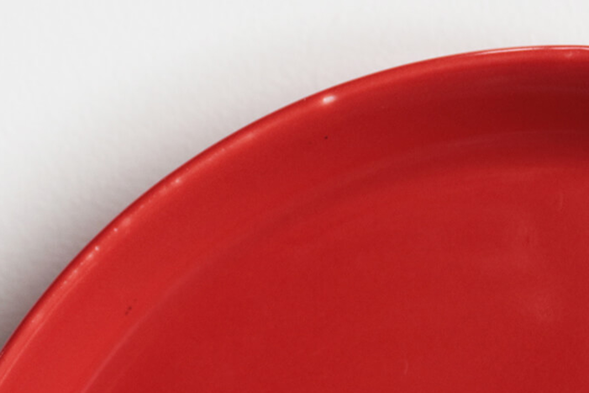 釉薬が剥がれているB品