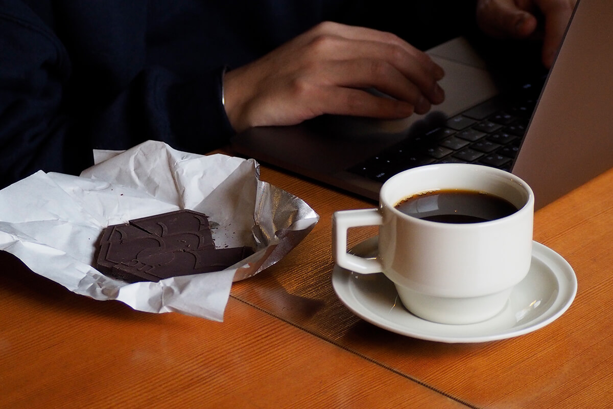 HASAMI SEASON01ブロックマグ&ソーサー使用写真