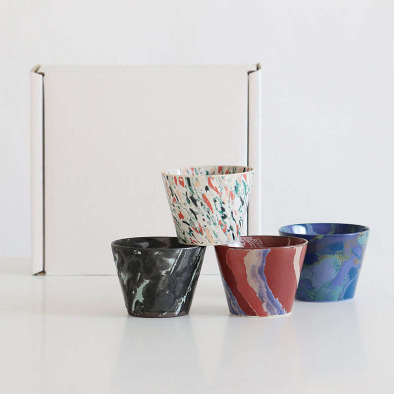 HEAVEN&EARTH そばちょこ4柄ギフトセットの写真