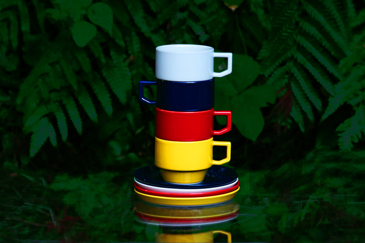 HASAMIS EASON01ブロックマグ&ソーサーのイメージ写真