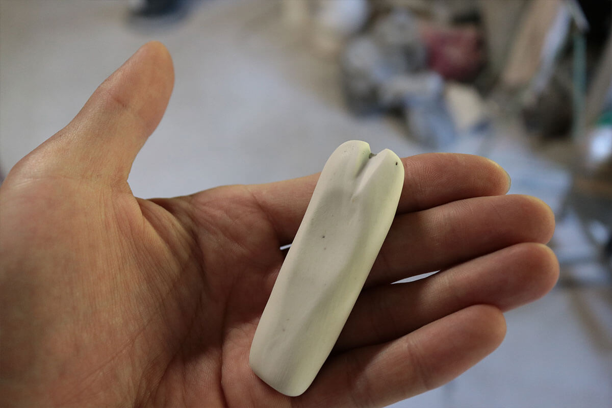 BARBAR たたらシリーズの制作風景⑨面取りの道具の写真