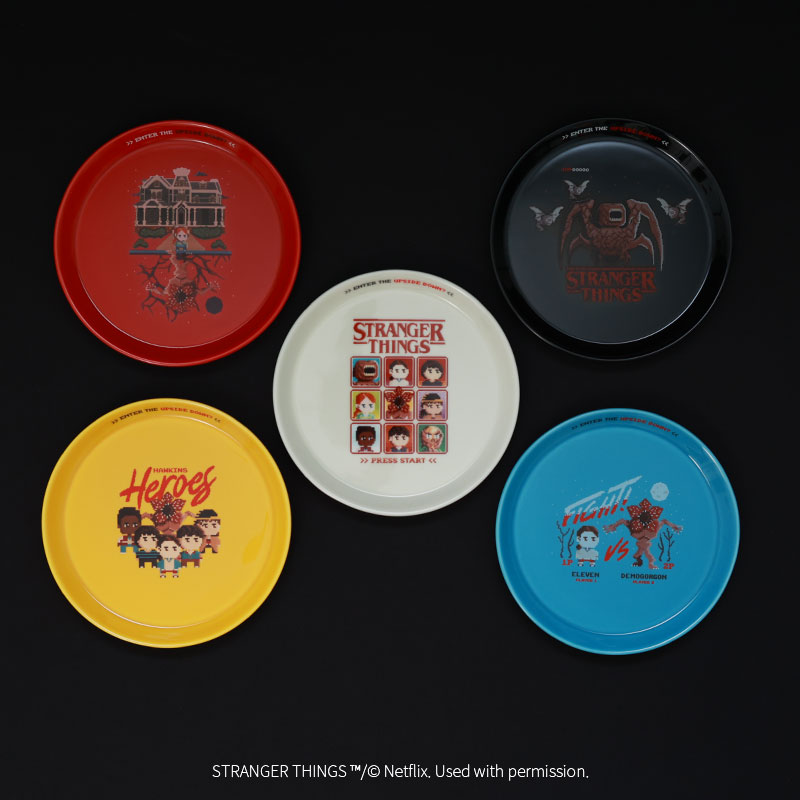 NETFLIXstrangerthings未知の世界プレートミニ集合の画像