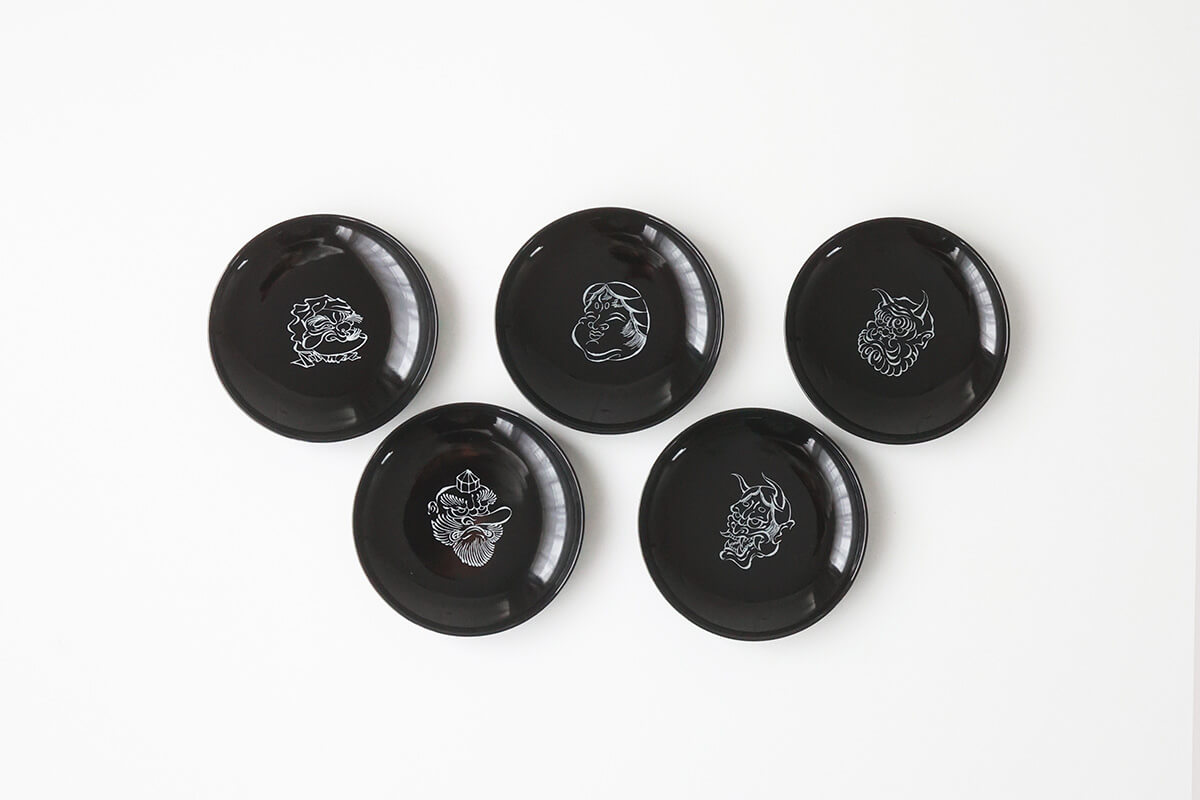 BARBAR×麵散小皿5柄セットの写真