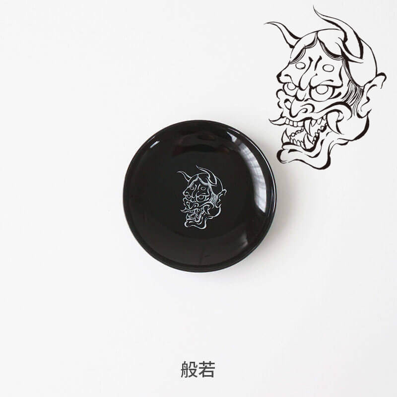 BARBAR×麺散 小皿 般若柄の写真