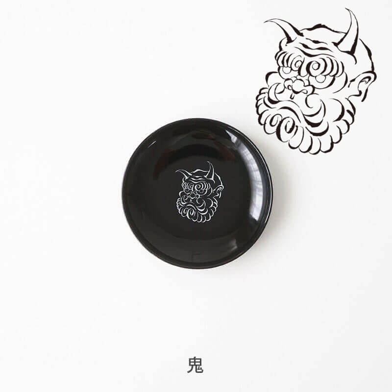 BARBAR×麺散 小皿鬼柄の写真